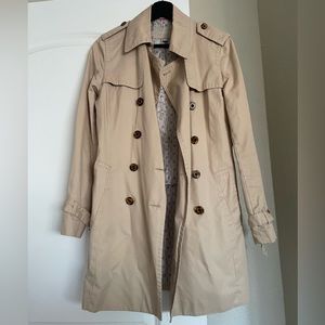 Khaki Banana Republic Trench Coat